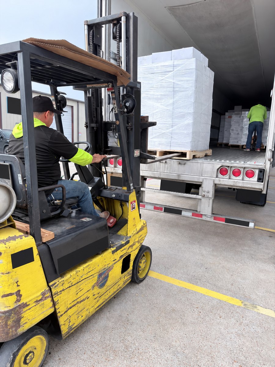 Pallet unloading
