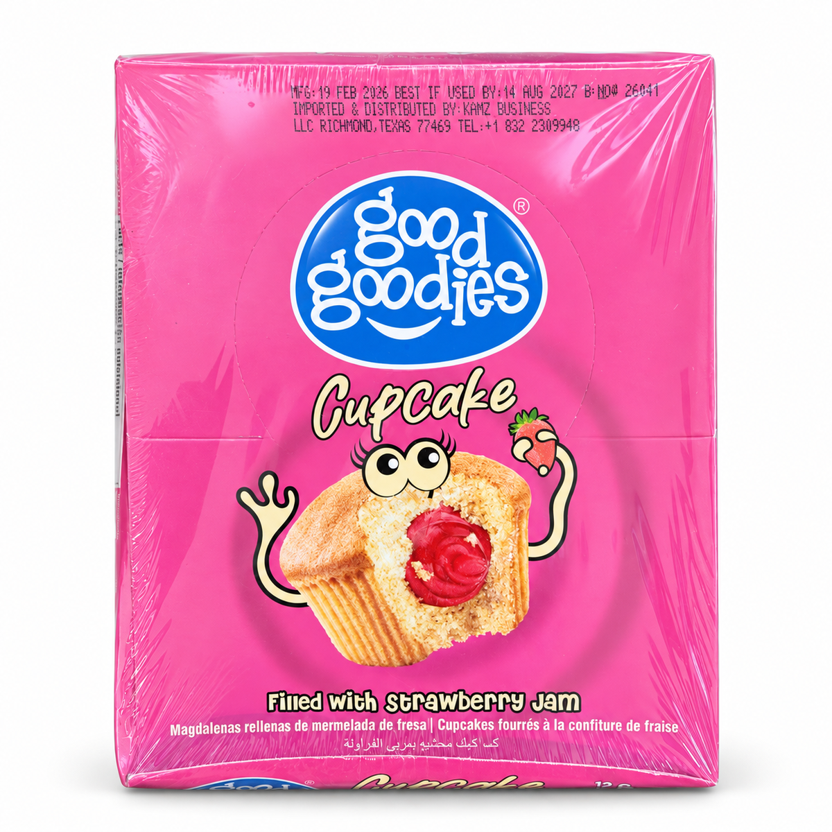 Good Goodies Cupcake Strawberry box
