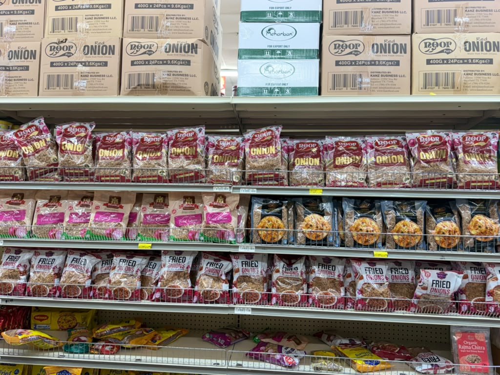 NOOR onions on display