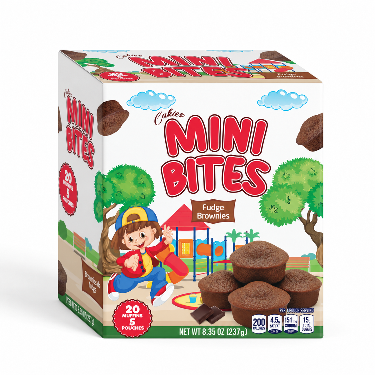 Mini Bites Fudge Brownies box