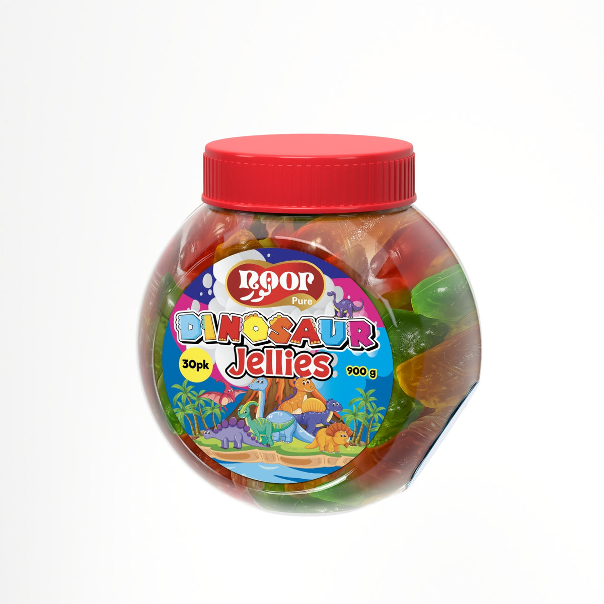 NOOR Dinosaur Shape Jelly Drink | Family Multipack